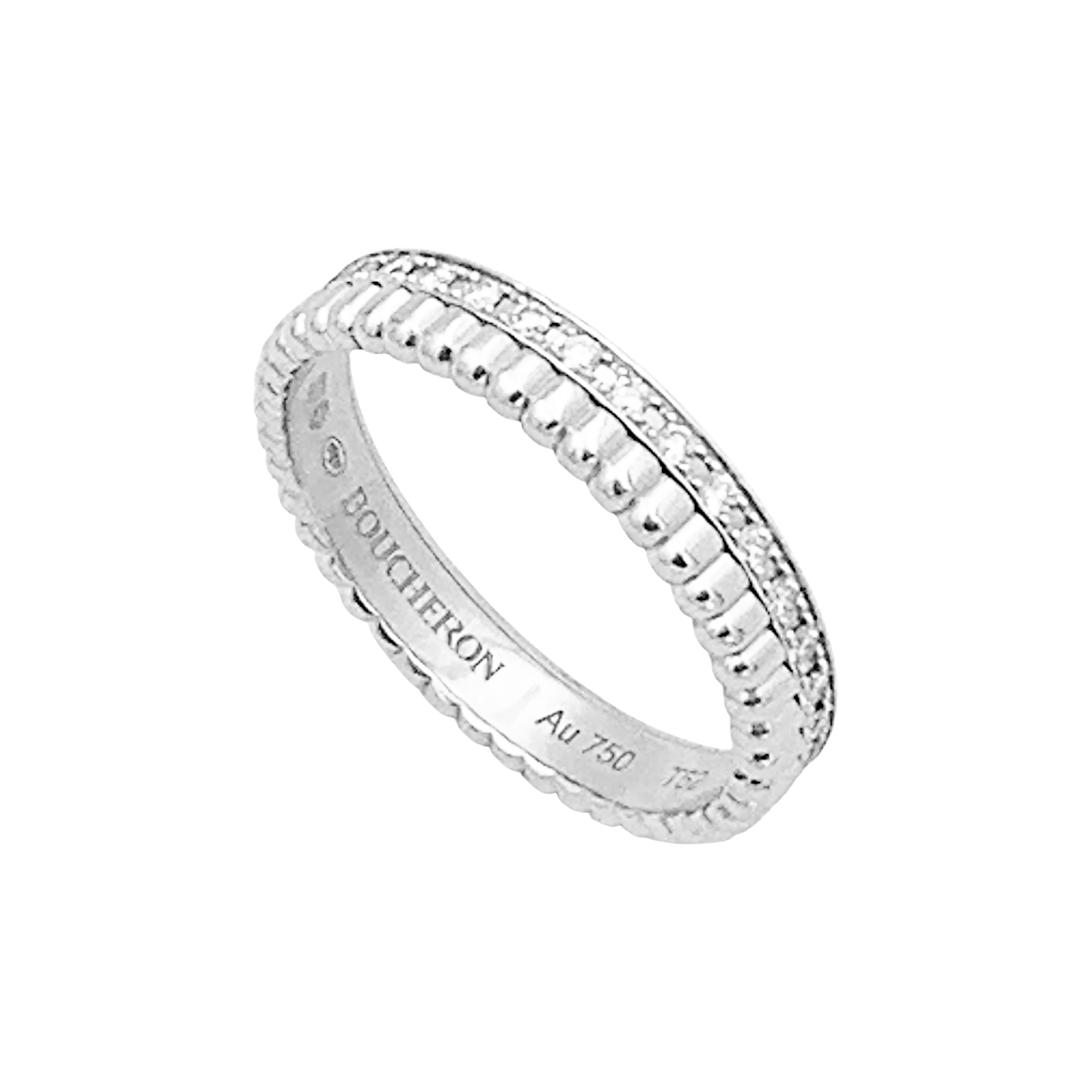 Alliance Boucheron "Quatre Radiant Edition" or blanc et diamants. 2