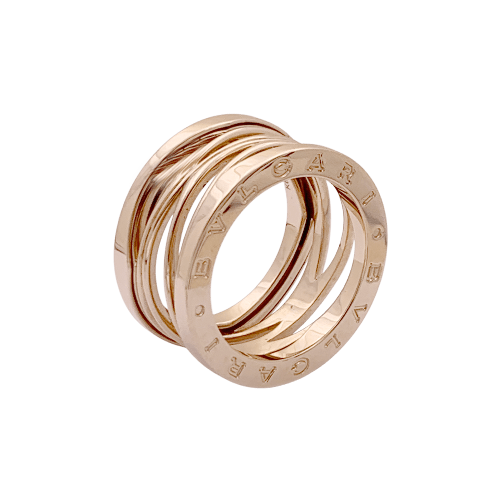 Bague Bulgari “B.Zero1 Zaha Hadid" en or rose. 3