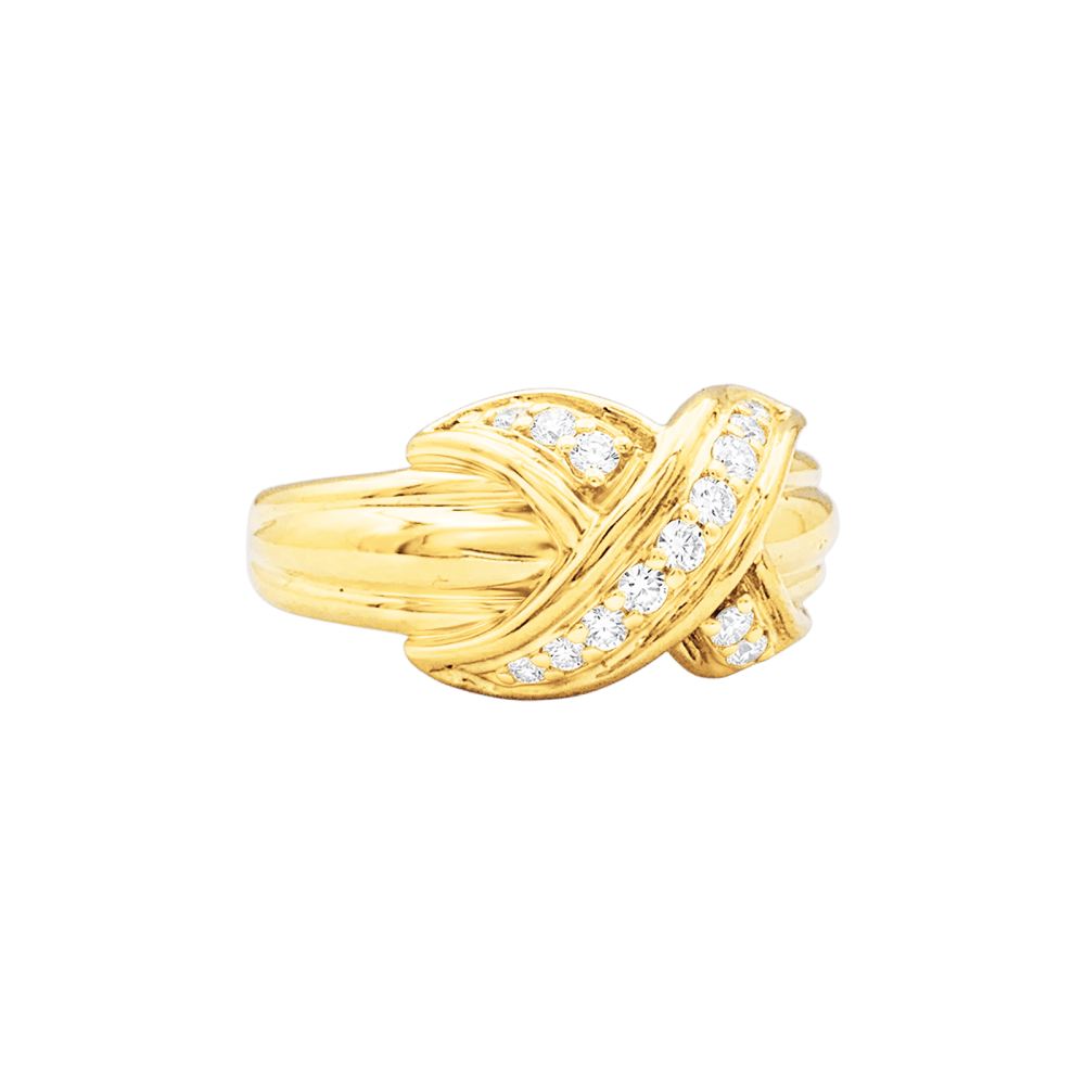 Bague Tiffany & Co x Schlumberger, or jaune, diamants. 3