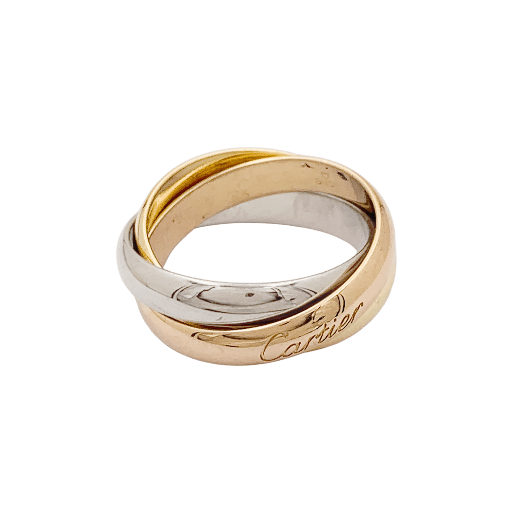 Bague Cartier, "Trinity", 3 tons d'or. 4