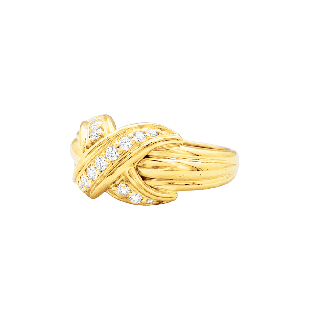 Bague Tiffany & Co x Schlumberger, or jaune, diamants. 2