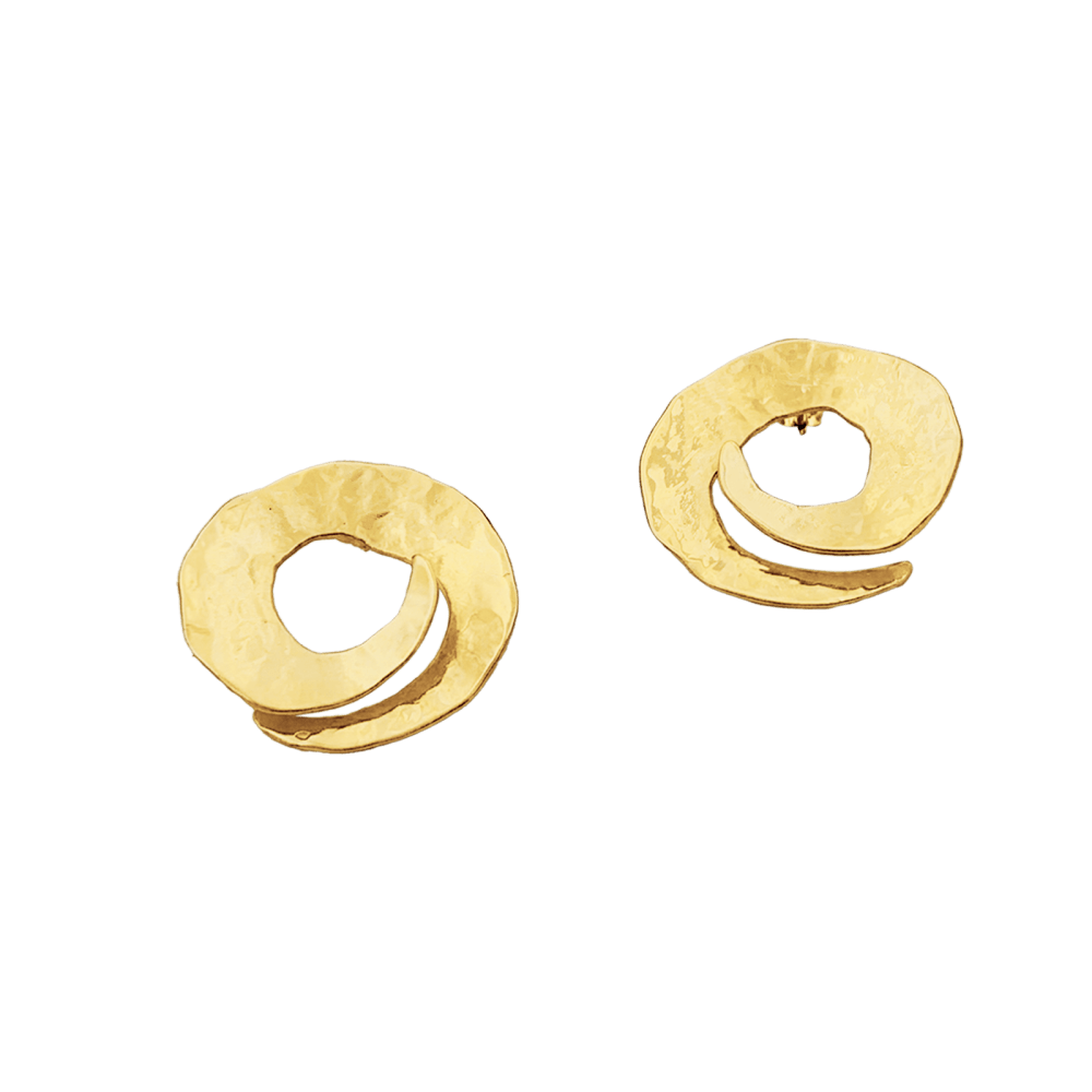 Boucles d'oreilles Arthus-Bertrand en or jaune. 1
