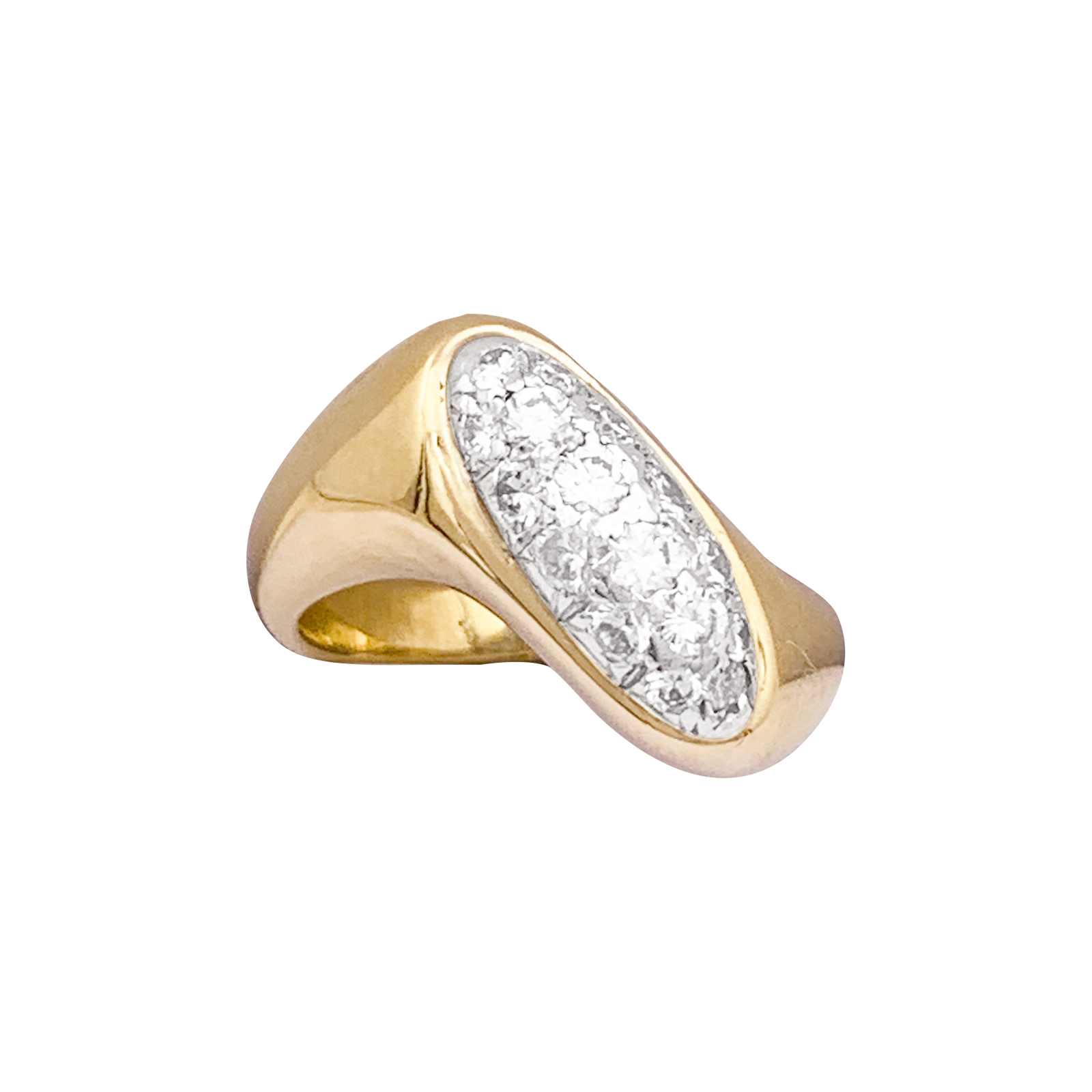 Bague BOUCHERON, or jaune et diamants 1