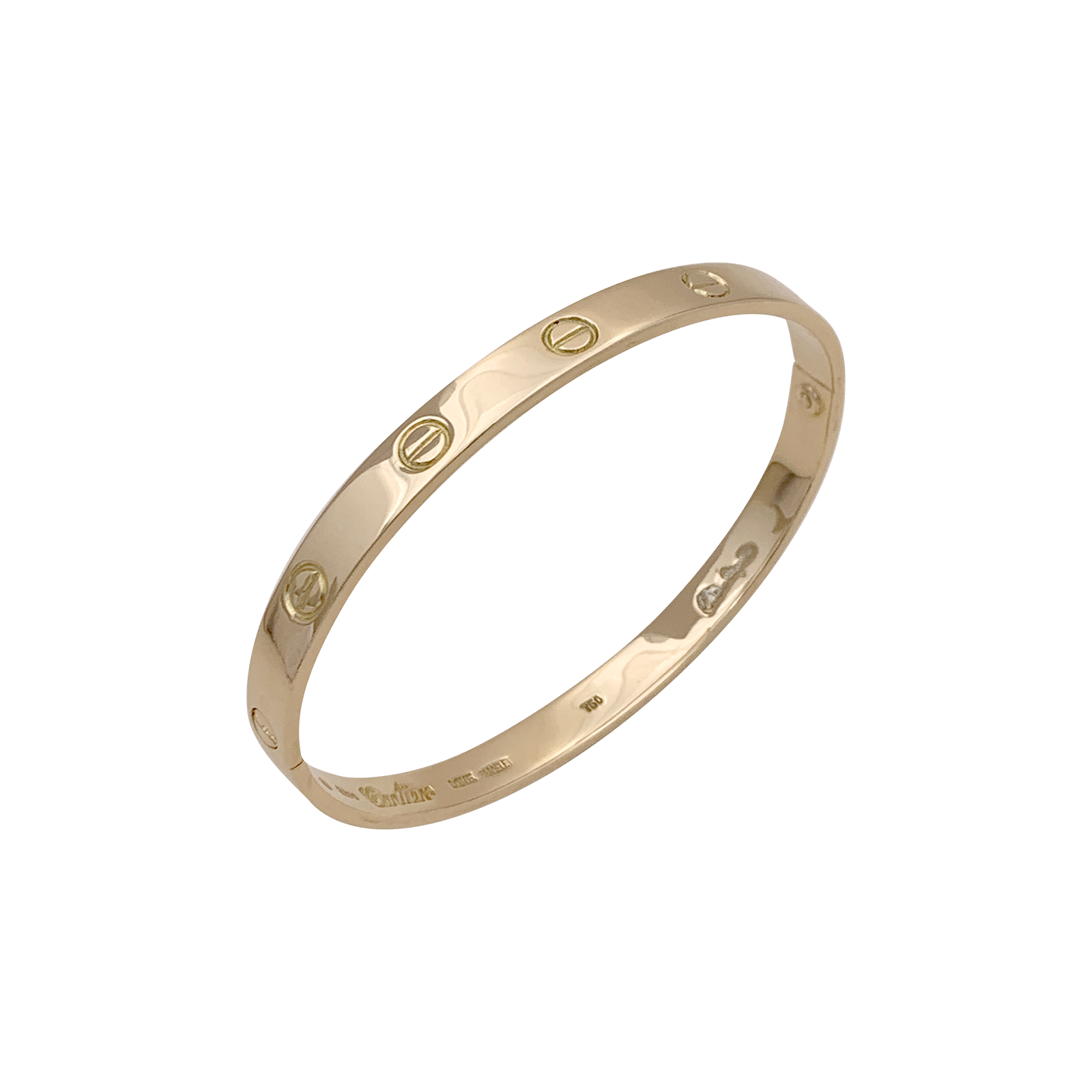 Bracelet CARTIER LOVE, or jaune. 2