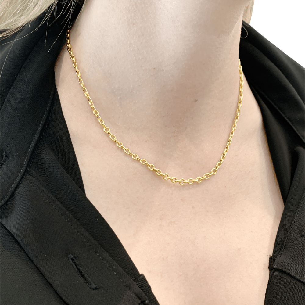 Collier Chaumet, or jaune. 5