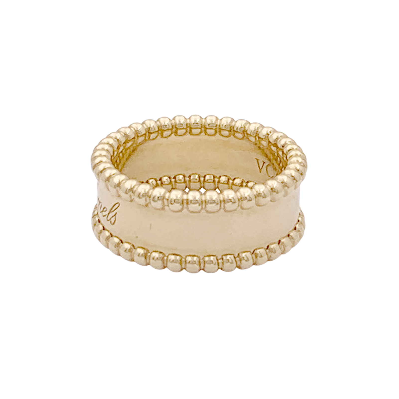 Bague Van Cleef & Arpels, "Perlée signature", or jaune. 3