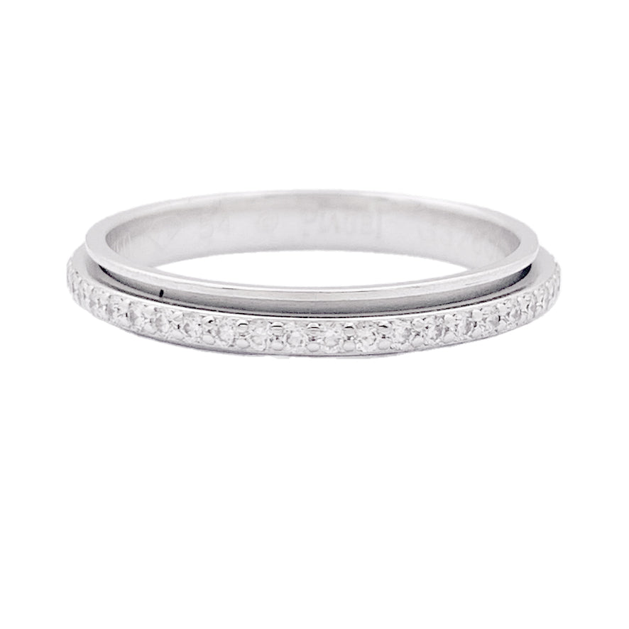 Bague Piaget "Possession" or blanc, diamants. 1