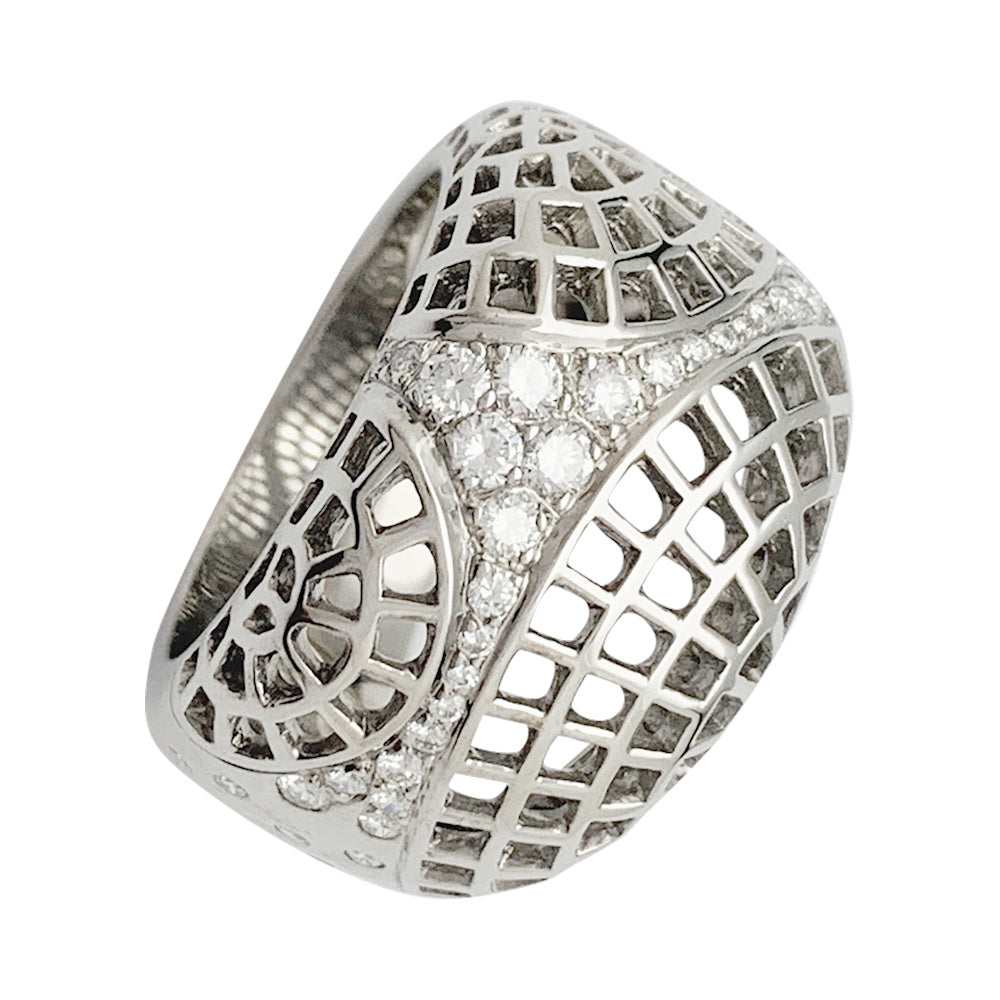 Bague Cartier, "Nouvelle Vague Paris", or blanc. 7