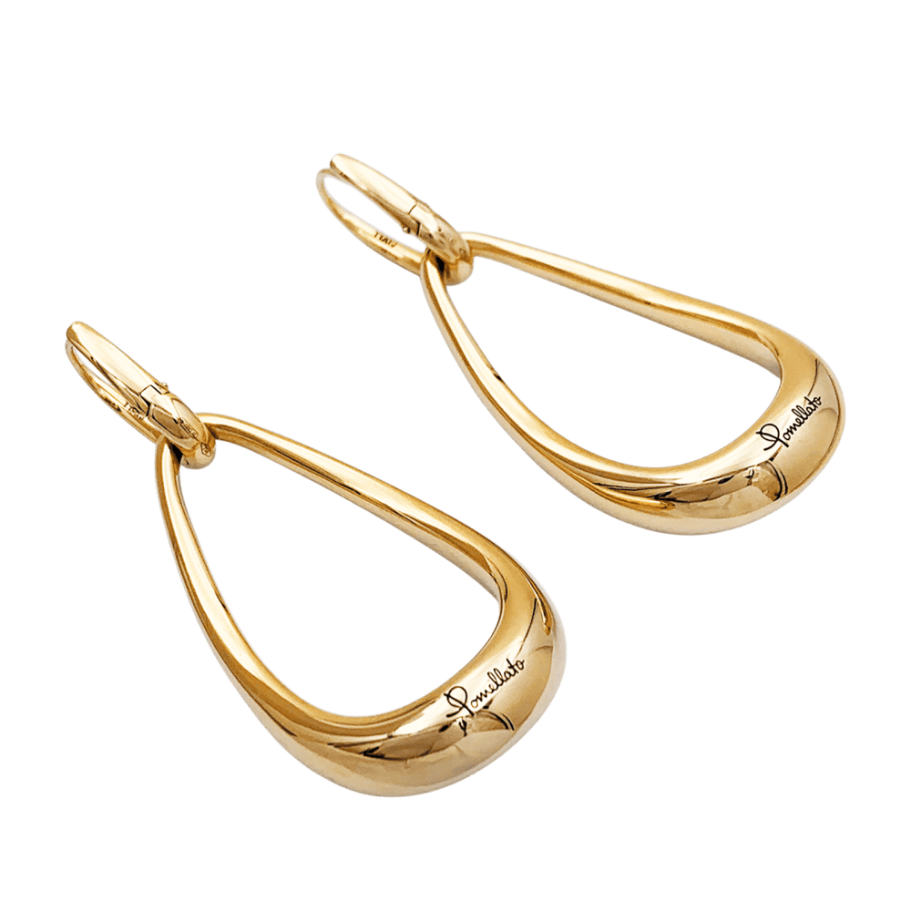 Boucles d'oreilles Pomellato, "Fantina", or rose. 4