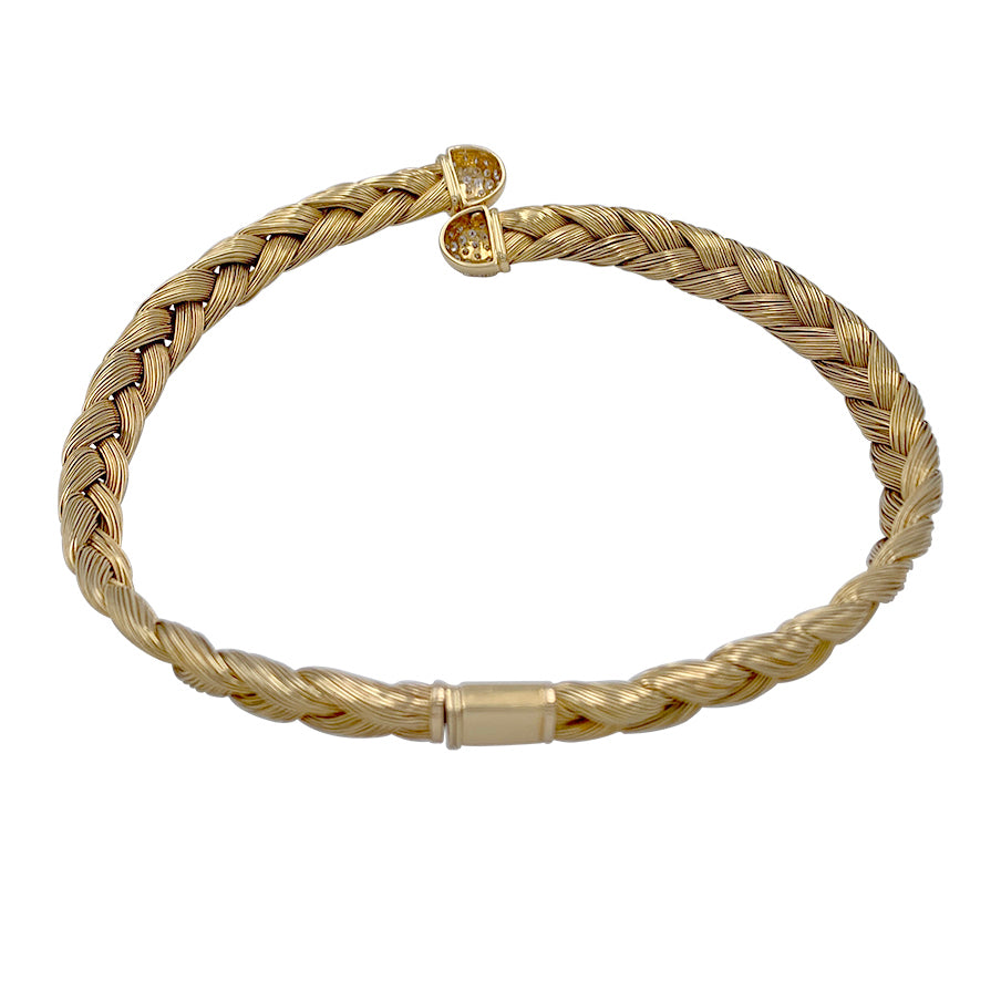 Collier vintage or jaune et diamants. 1