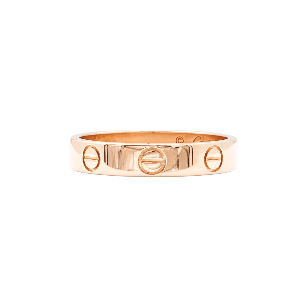 Bague Cartier, "Love" or rose. 1