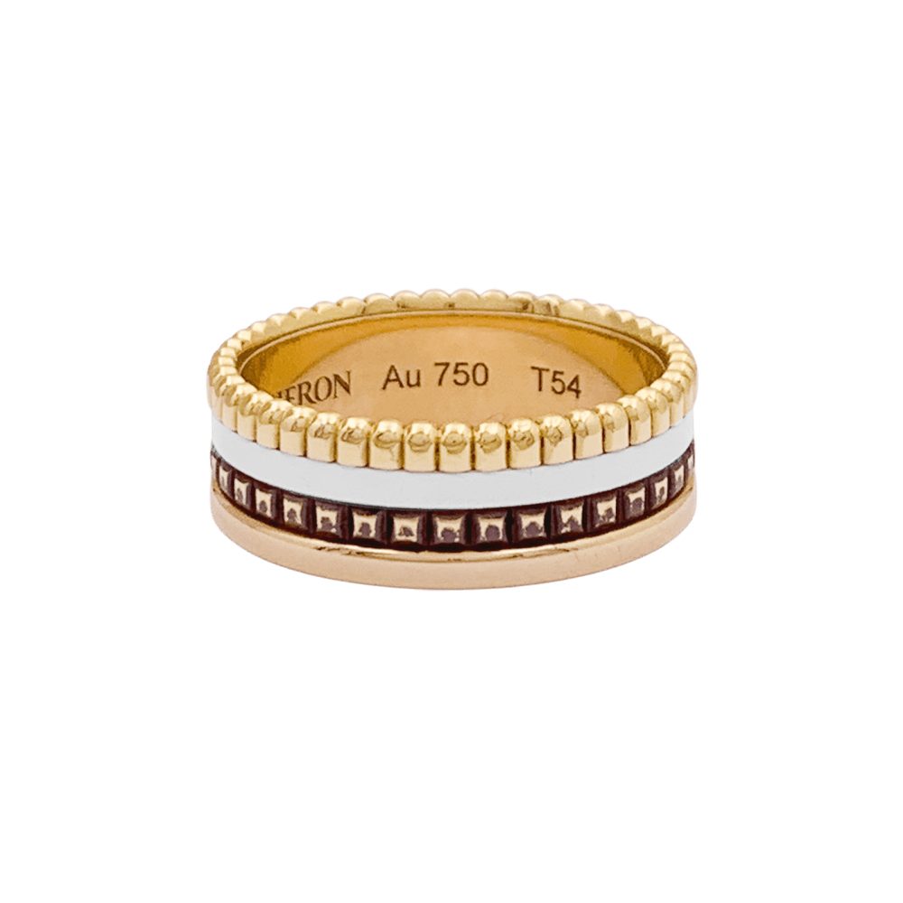 Bague Boucheron,"Quatre", en ors rose, blanc et jaune. 3