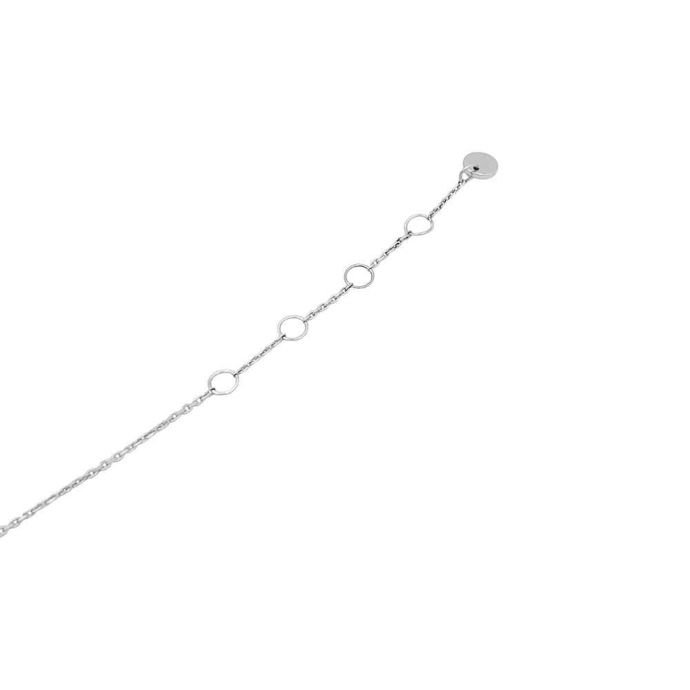 Bracelet Messika, "Move Uno", or blanc, diamant. 6