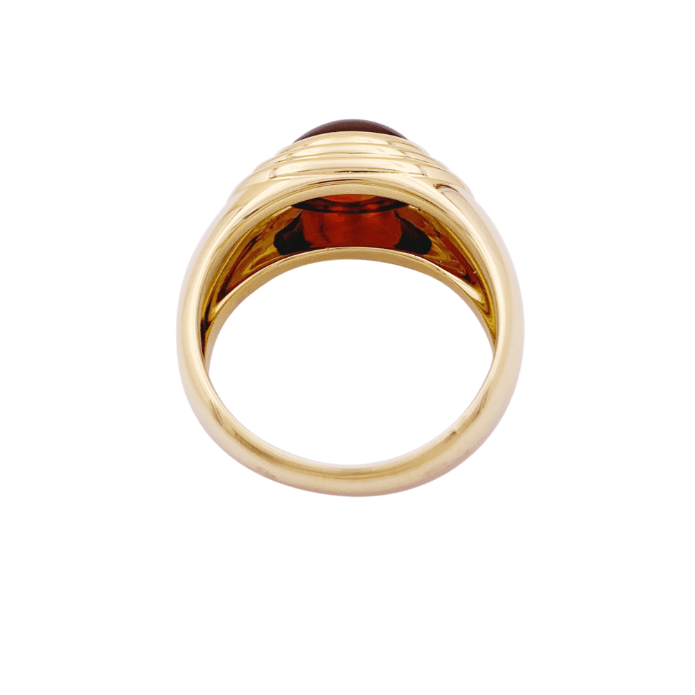Bague Boucheron, "Jaïpur", or jaune, grenat. 4