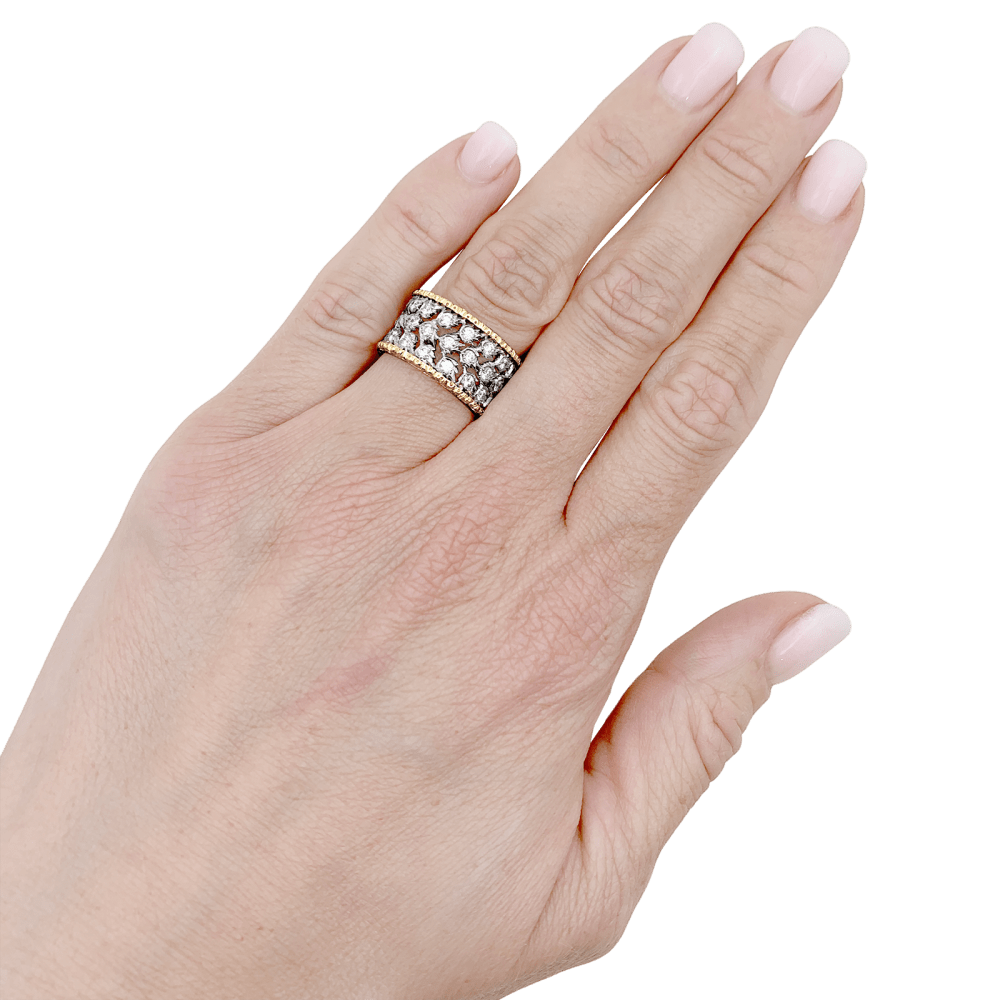 Bague Buccellati, « Éternelle Band », deux ors. 5