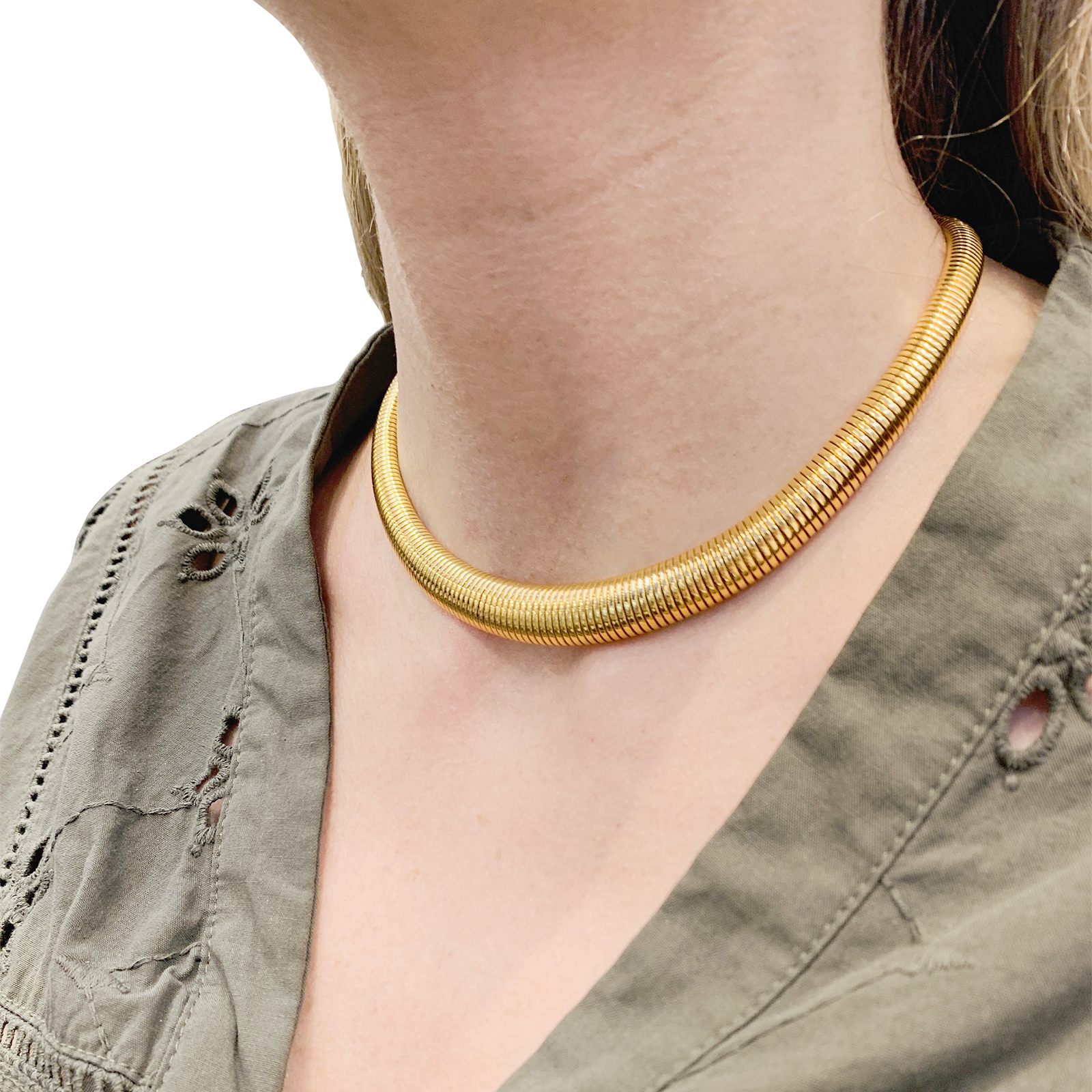 Collier vintage "Tubogas". 5