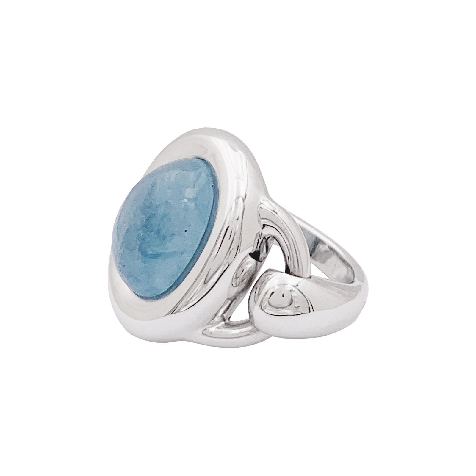 Bague Poiray, aigue-marine et or blanc 4