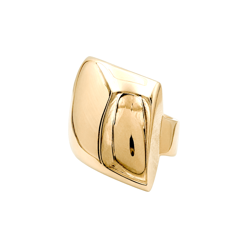 Bague Vhernier, or jaune. 2