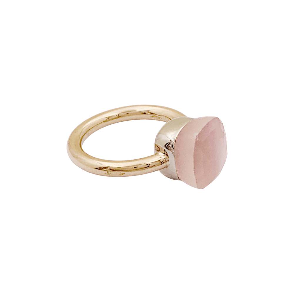 Bague Pomellato, "Nudo Classic", or rose et quartz rose. 3