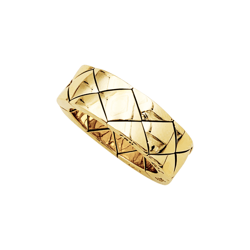 Bague Chanel, "Matelassé", or jaune. 4