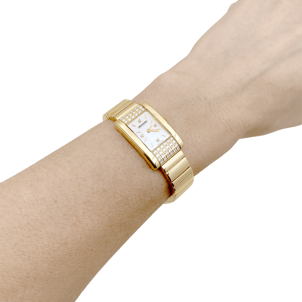 Montre Boucheron « Reflet Icare », or jaune, diamants. 5