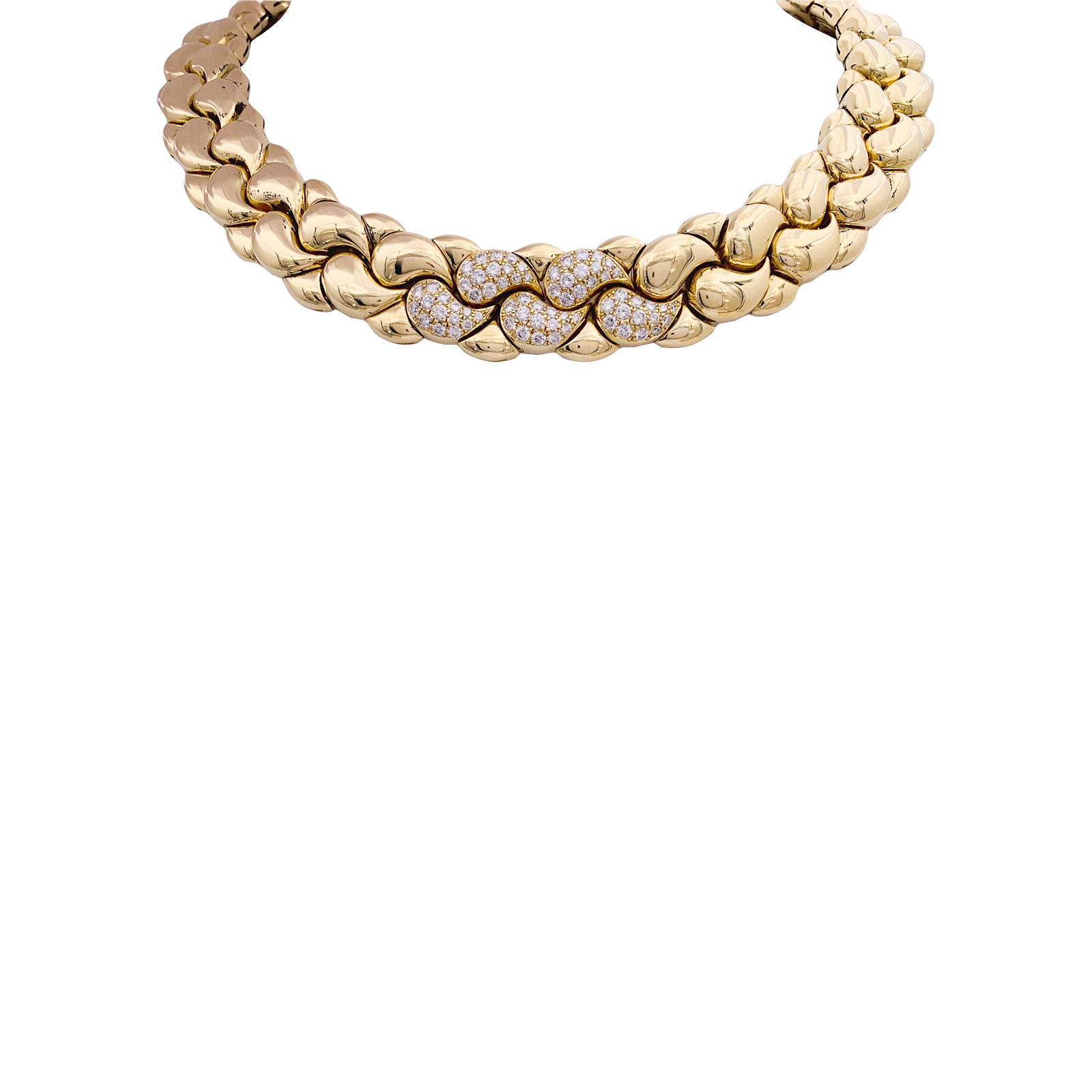 Collier-Sautoir CHOPARD CASMIR, or et diamants. 2