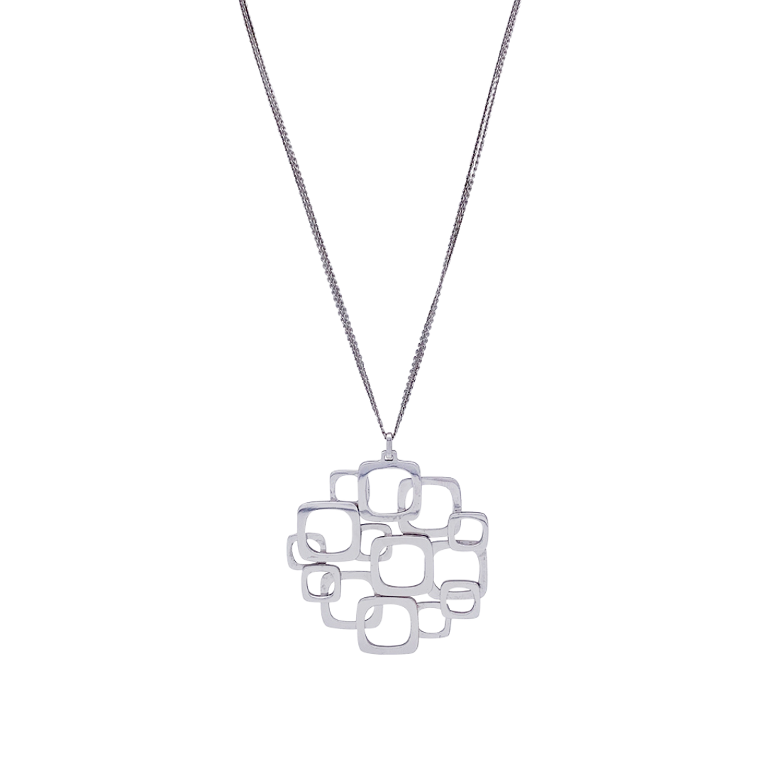 Collier Dinh Van, "Surimpression, or blanc. 1
