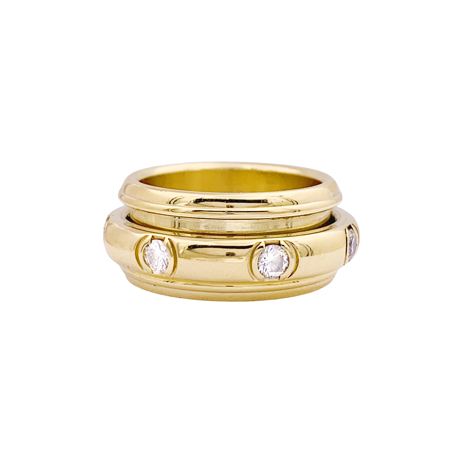 Bague Piaget "Possession" or jaune, diamants. 1