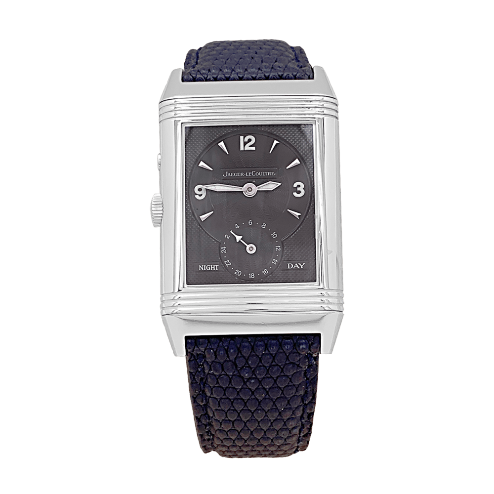 Montre Homme Jaeger Lecoultre, "Duoface Night & Day", acier. 4