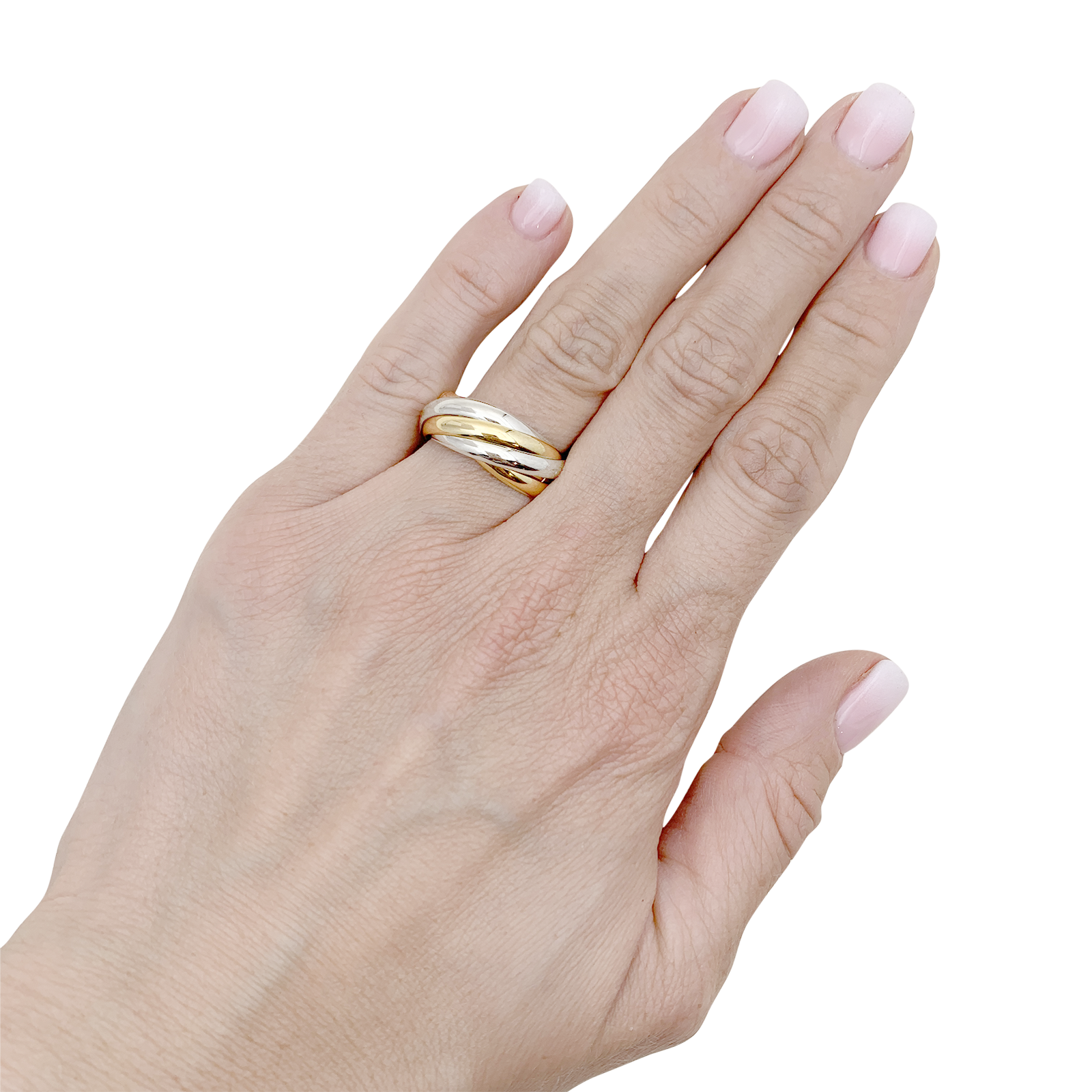 Bague Cartier, "Must de Cartier 5 anneaux", 3 ors. 5