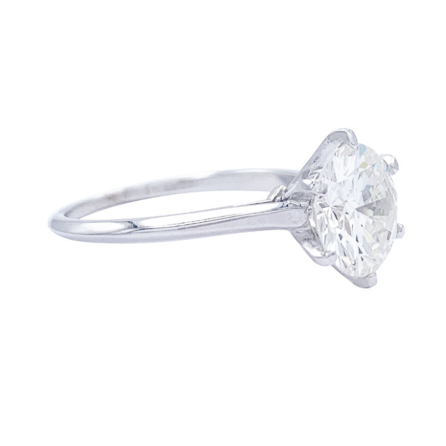 Bague solitaire diamant. 2