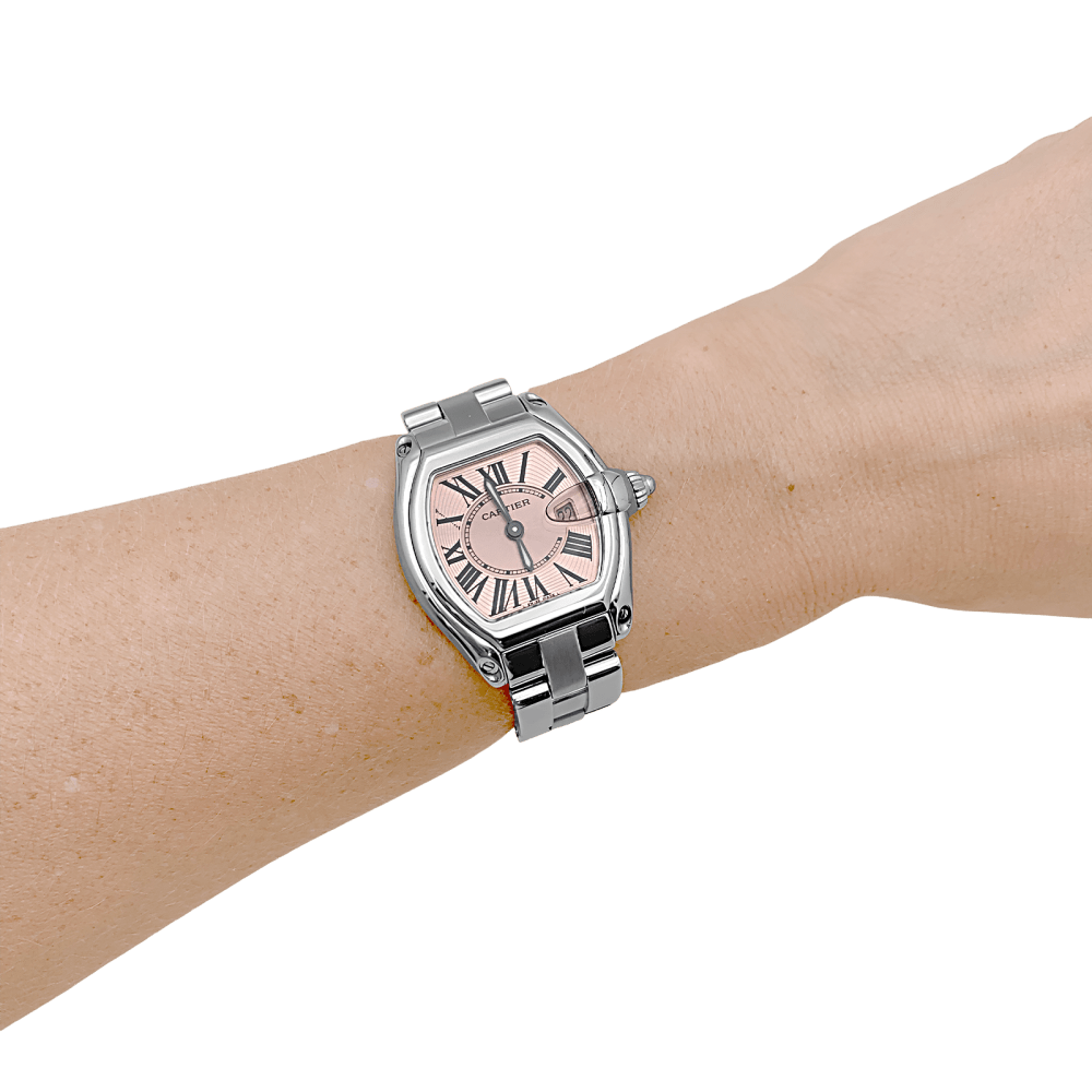 Montre Cartier, "Roadster", acier. 6