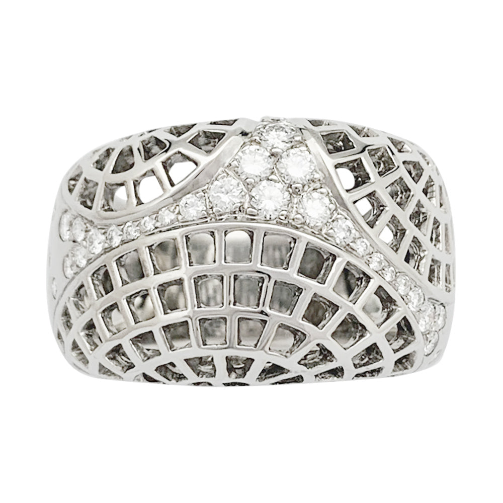 Bague Cartier, "Nouvelle Vague Paris", or blanc. 2