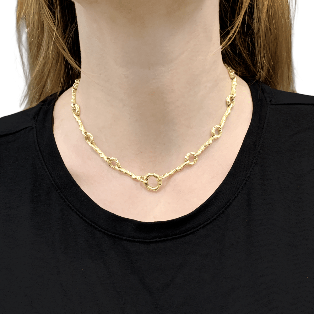Collier Chaumet Vintage, or jaune. 7