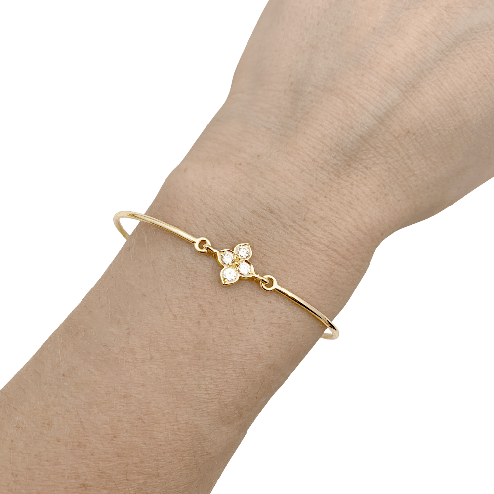 Bracelet Cartier, "Inde Mystérieuse", or jaune, diamants. 5