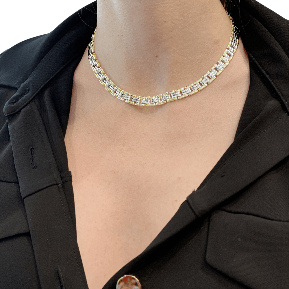 Collier Mauboussin, Vintage, deux tons d'or. 6