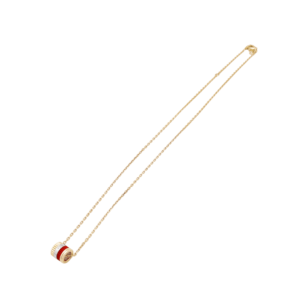 Collier Boucheron « Mini Bague Quatre Red Edition », 3 ors, céramique rouge. 4