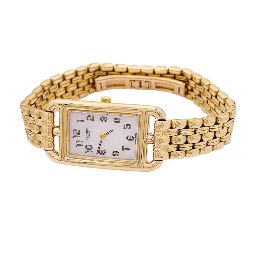 Montre Hermès, "Cape Cod Nantucket", or jaune. 2