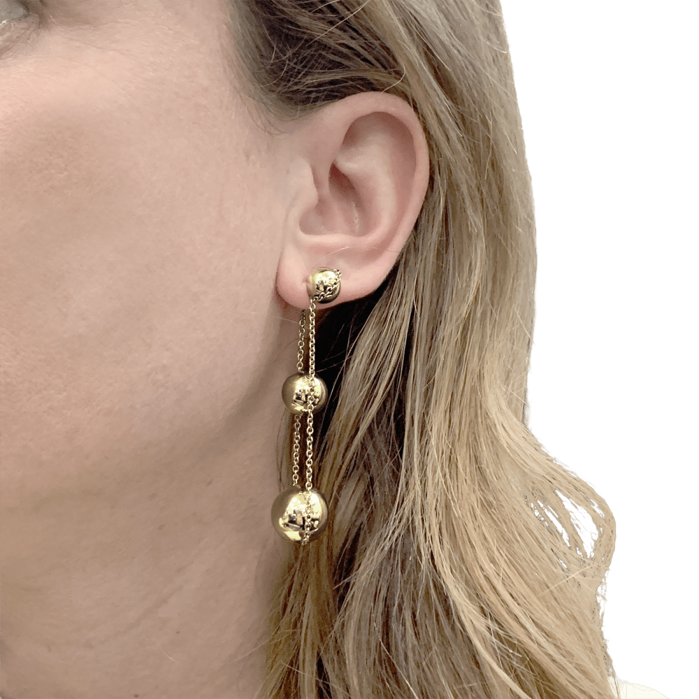 Boucles d'oreilles Tiffany & Co., "HardWear Drop Ball", or jaune. 6