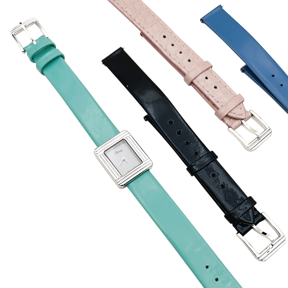 Montre Poiray, "Ma Première Mini", acier, cuir. 7
