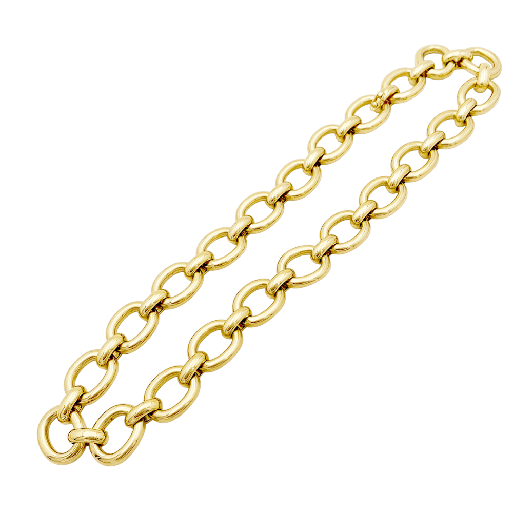Collier Cartier, "Baignoire", or jaune. 3