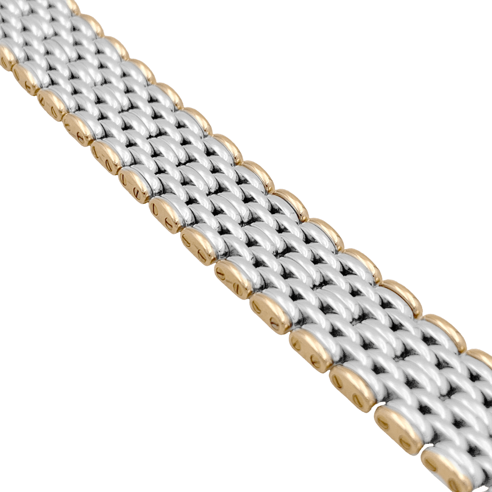 Montre Boucheron, "Reflet", acier et or jaune. 6