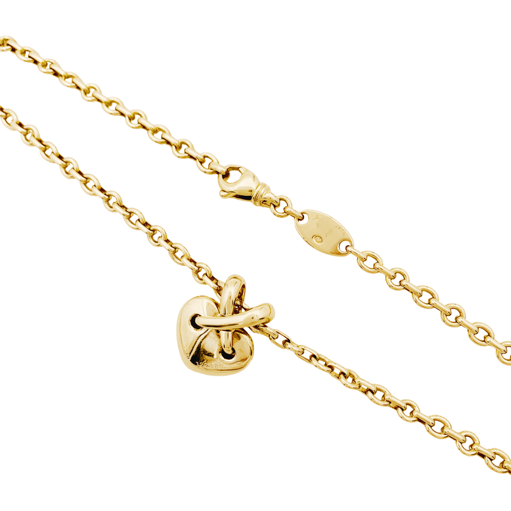 Collier Chaumet, "Coeur Liens", or jaune. 4