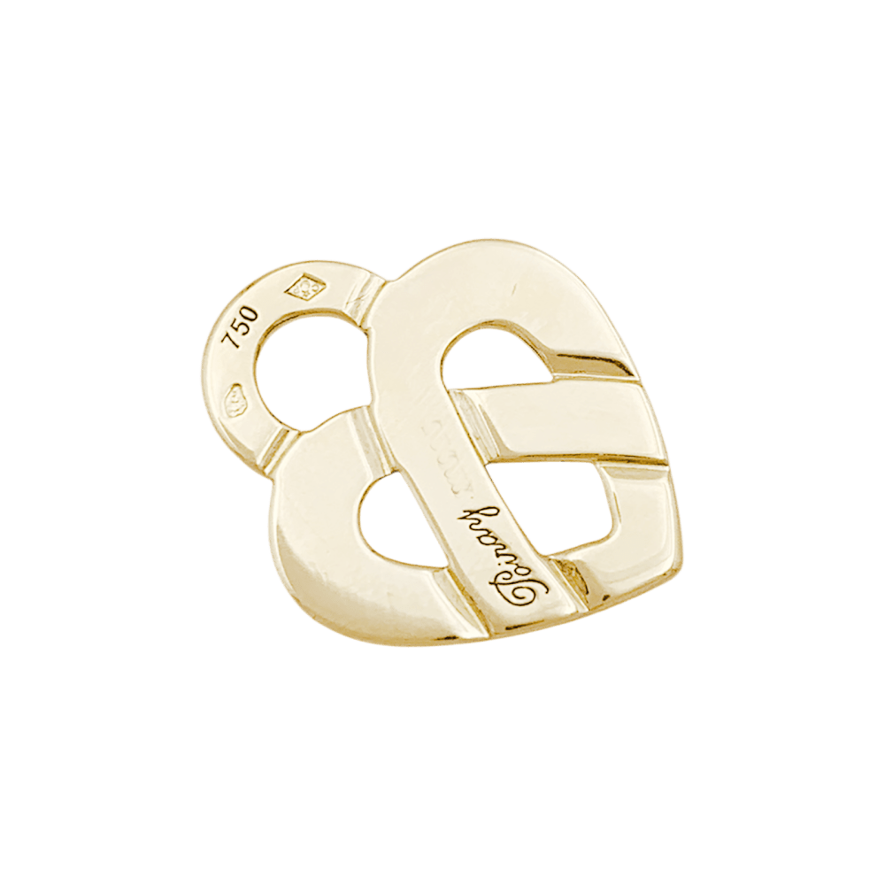 Pendentif Poiray, "Coeur Entrelacé", or jaune. 3