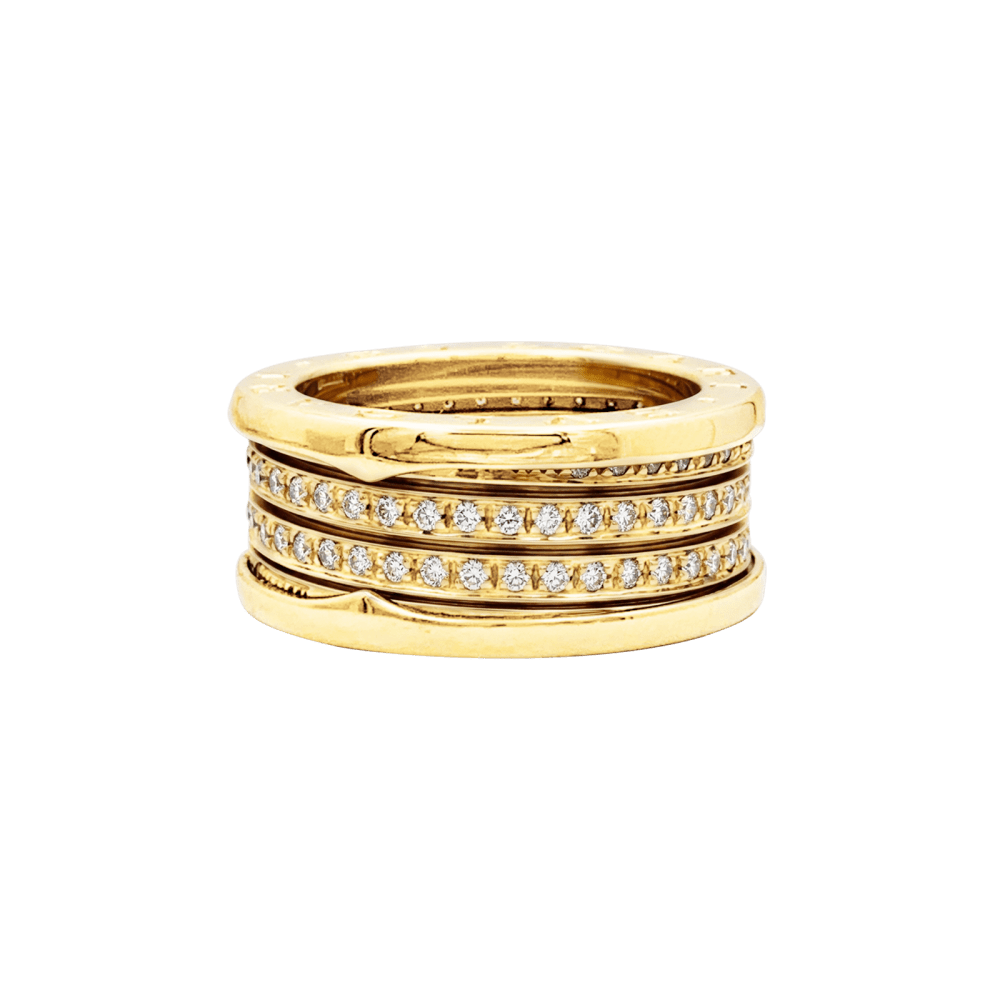 Bague Bulgari, "B.Zero1", or jaune et diamants. 1