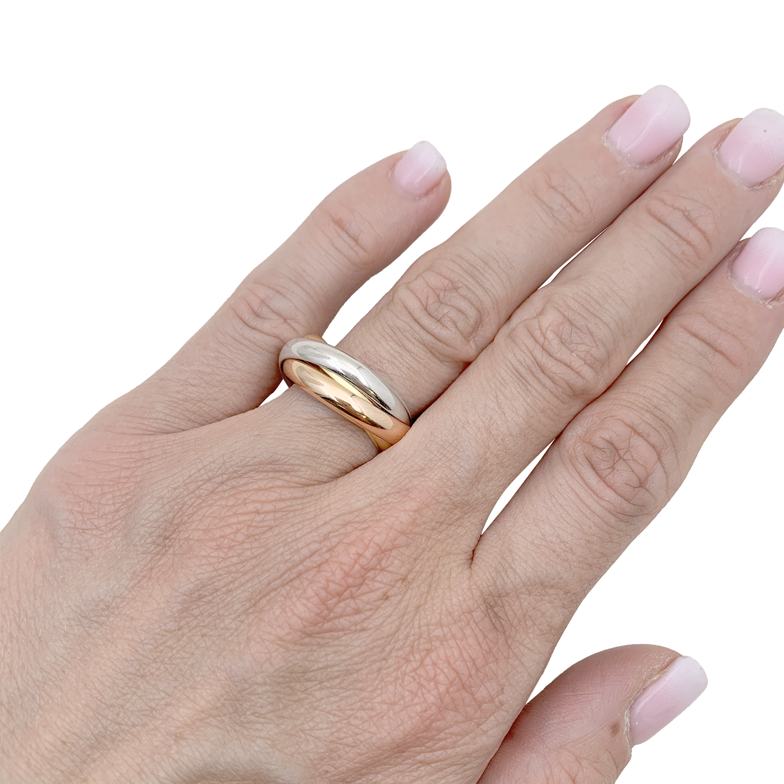 Bague Cartier, "Trinity Classique", 3 ors. 5