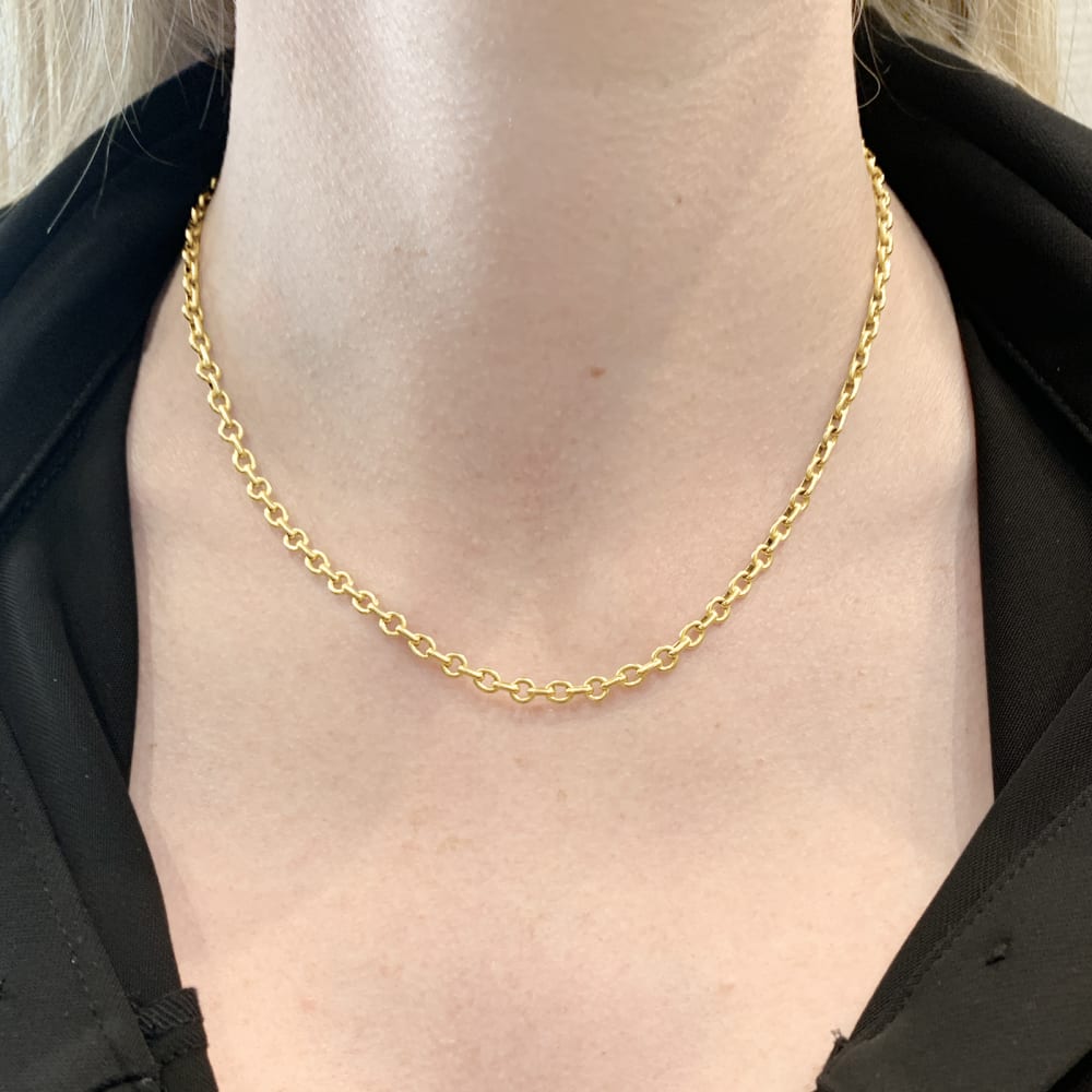 Collier Chaumet, or jaune. 4