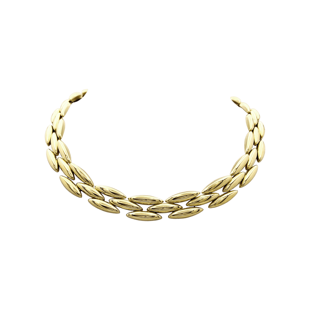 Collier Cartier, "Gentiane", or jaune. 1