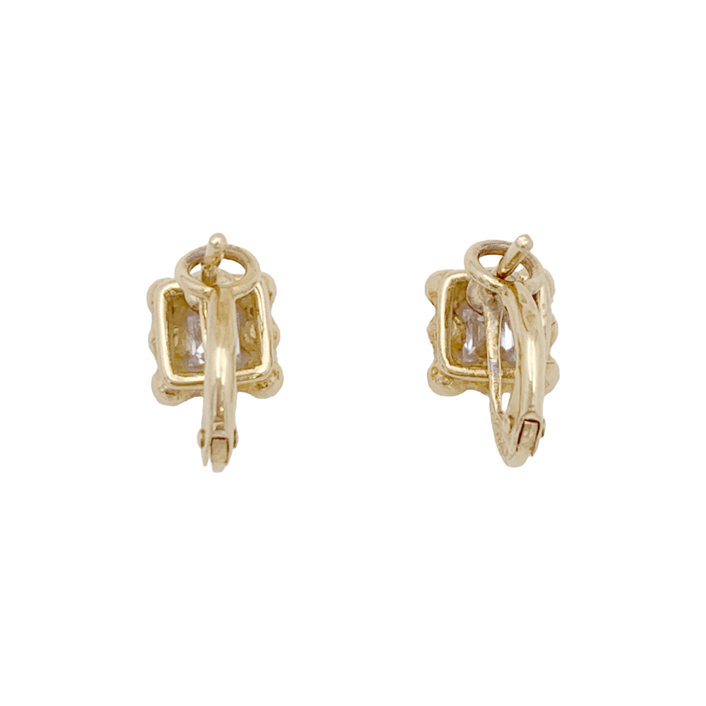 Boucles d'oreilles Chaumet, or jaune et diamants. 4