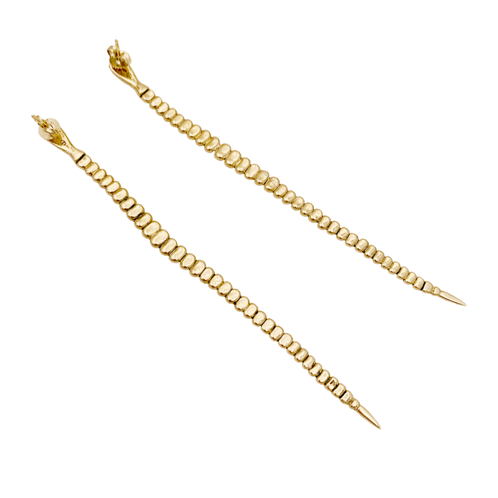 Boucles d'oreilles TIFFANY & CO x Elsa Peretti, « Snake » », or jaune. 2